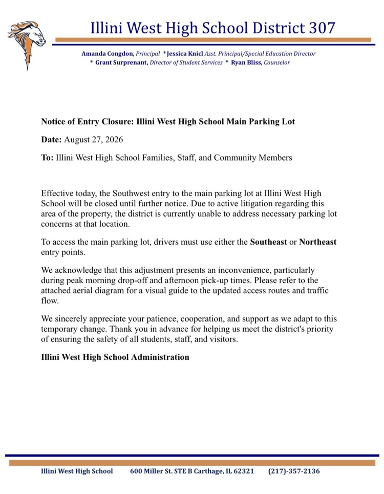 IWHS letter