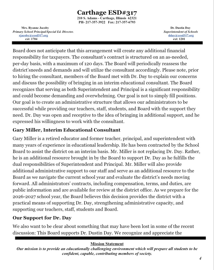 BOE LETTER (9-2-26)