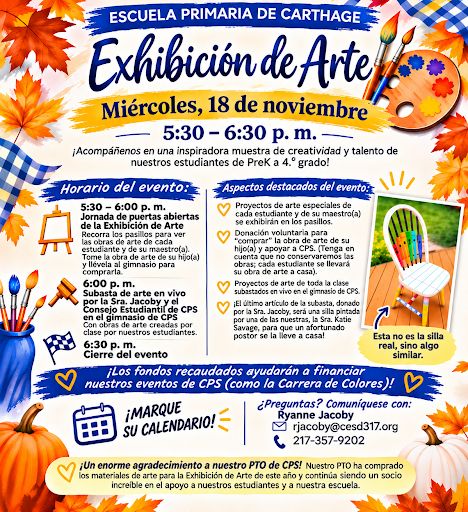 Art Show Flyer - Spanish