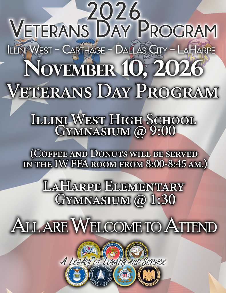 Veterand day assembly flyer - English