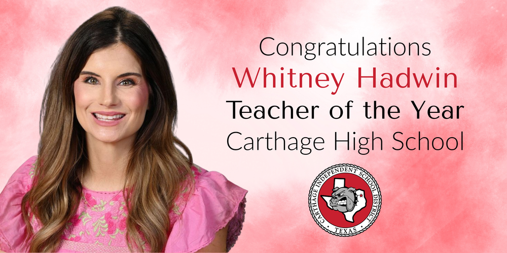 Whitney Hadwin, CHS Teacher of the Year