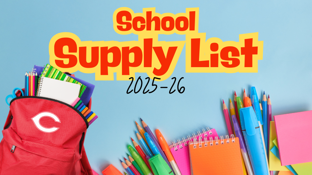 School supply list