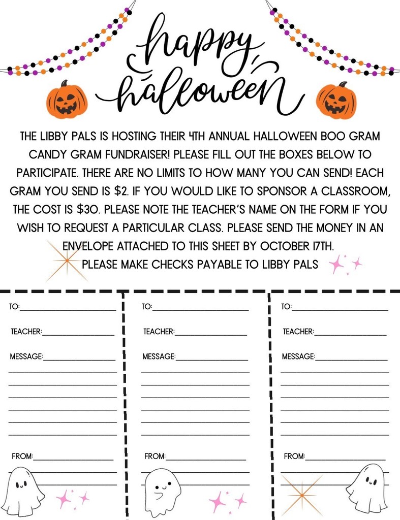 Boo Gram Fundraiser