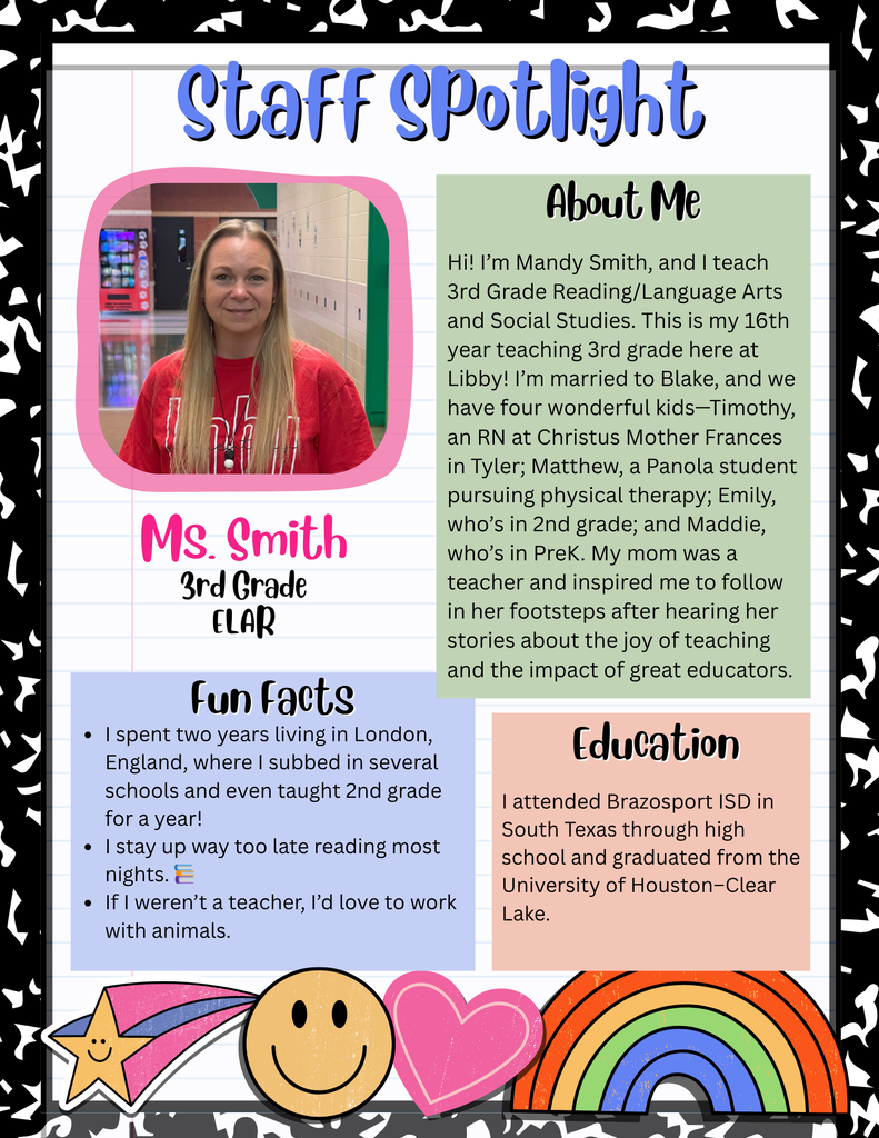 Staff Spotlight - Mandy Smith