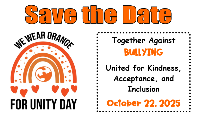 We wear orange for UNITY Day!