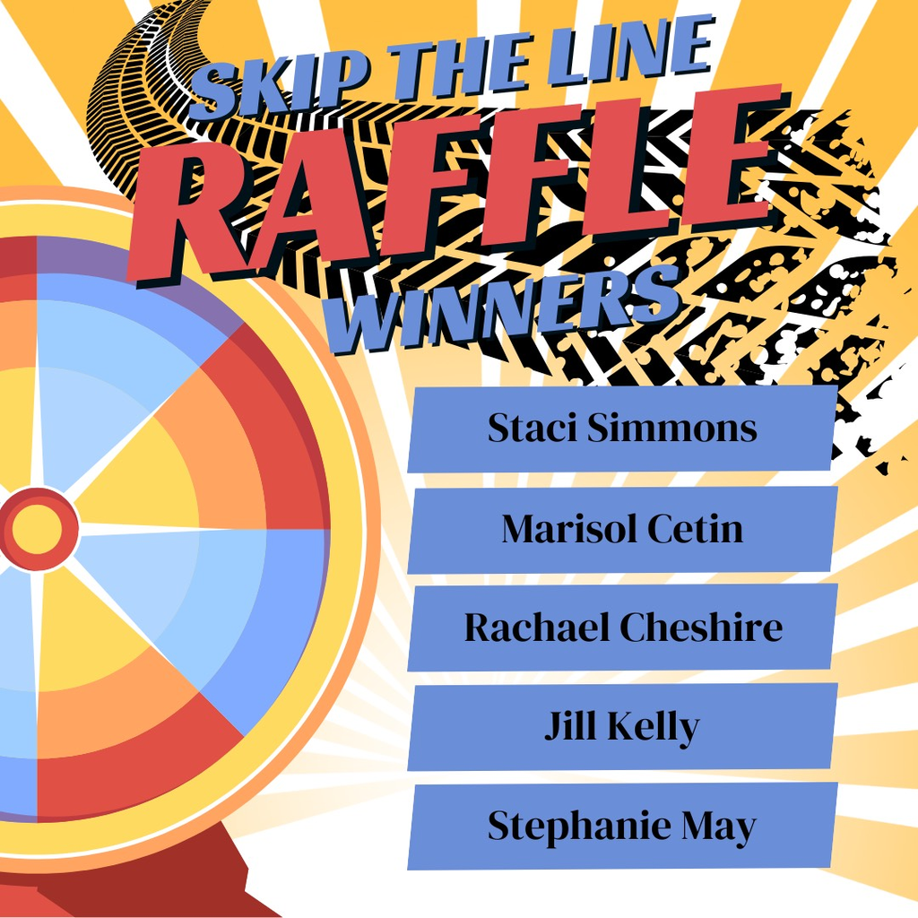 5th Six Weeks - Skip the Car Rider Line Raffle Winners