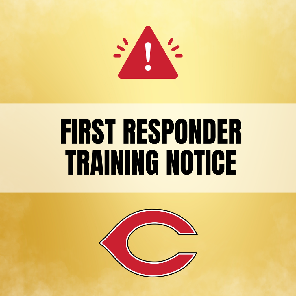 First Responder Training Notice