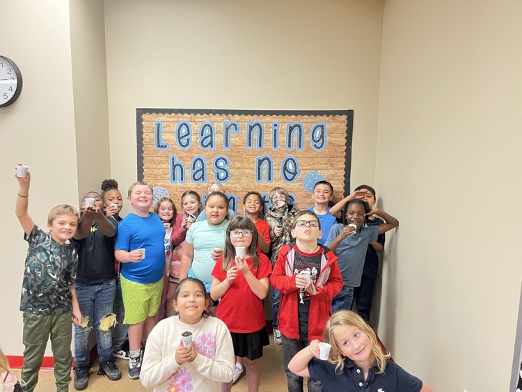 Planting beans in the science lab!
