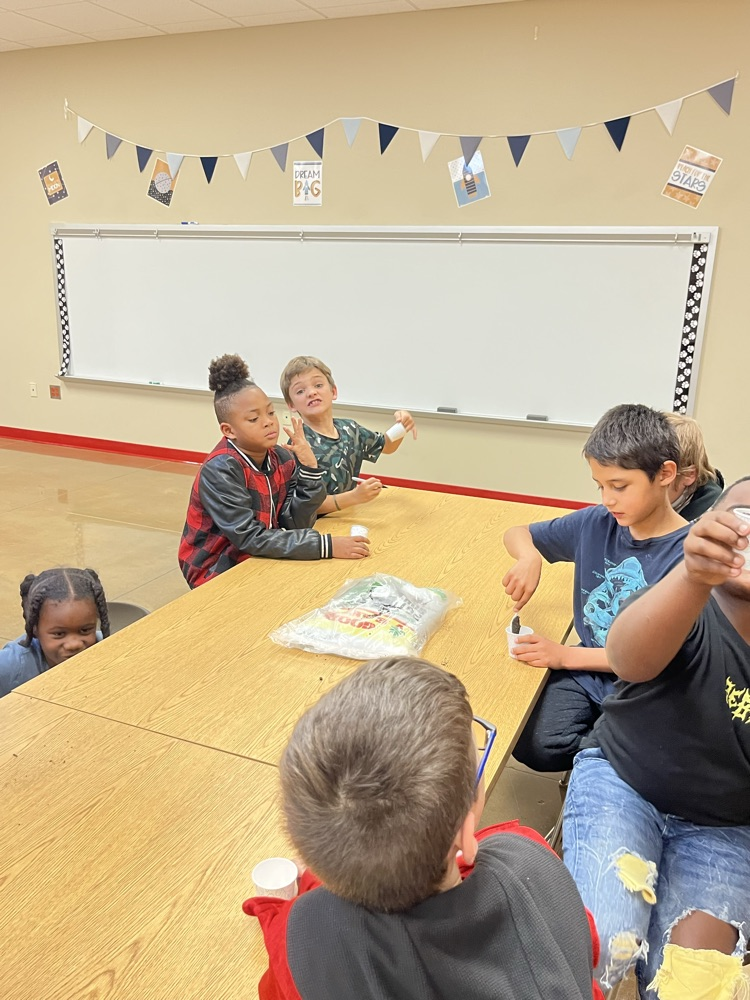 Planting beans in the science lab!