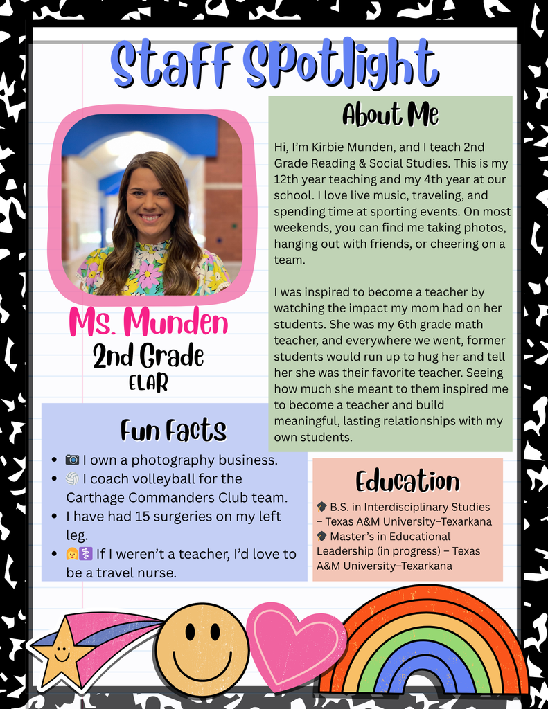 Staff Spotlight - Kirbie Munden