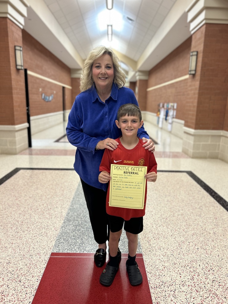 Positive Office Referral Alert - Keaton Goode!