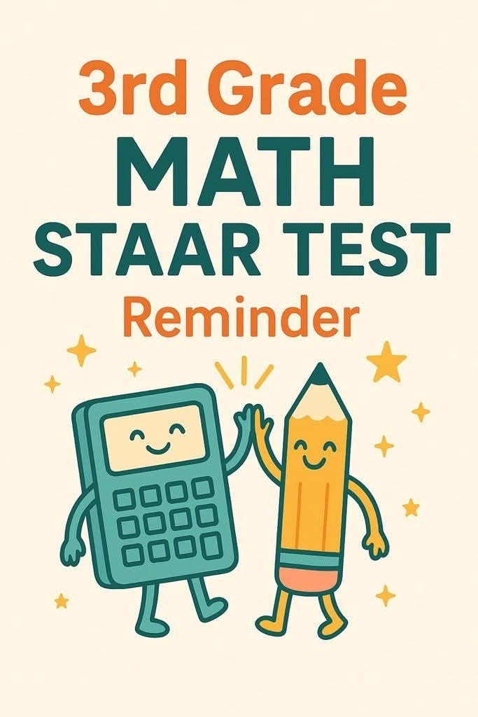 STAAR Math for 3rd Grade - April 28