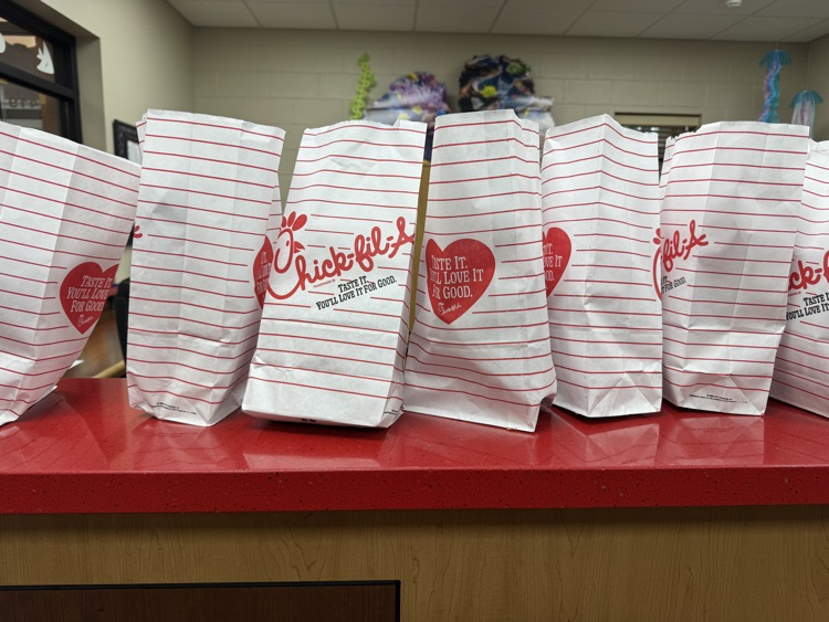 A big thank you to Olivia Wood and Carthage Hardwoods for treating our staff to Chick-fil-A for lunch.