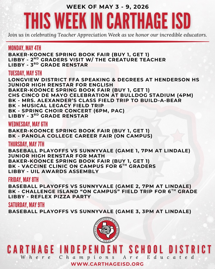 this week in CISD