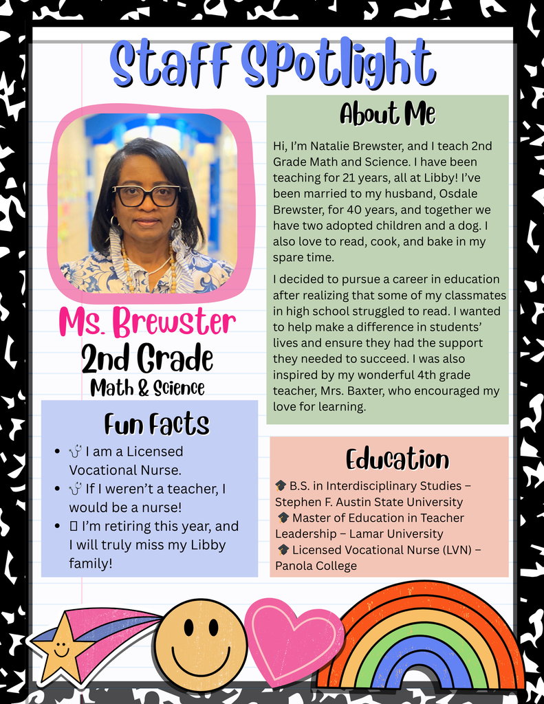 Staff Spotlight - Natalie Brewster!
