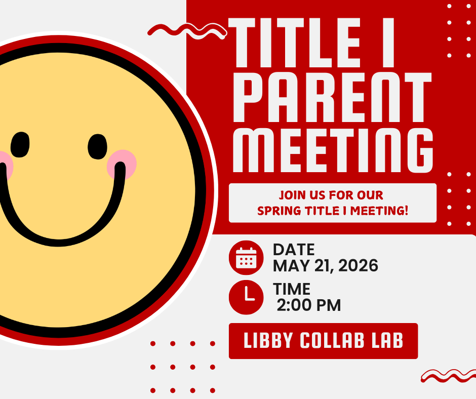 Title I Parent Meeting - Thursday, May 21, at 2:00 PM