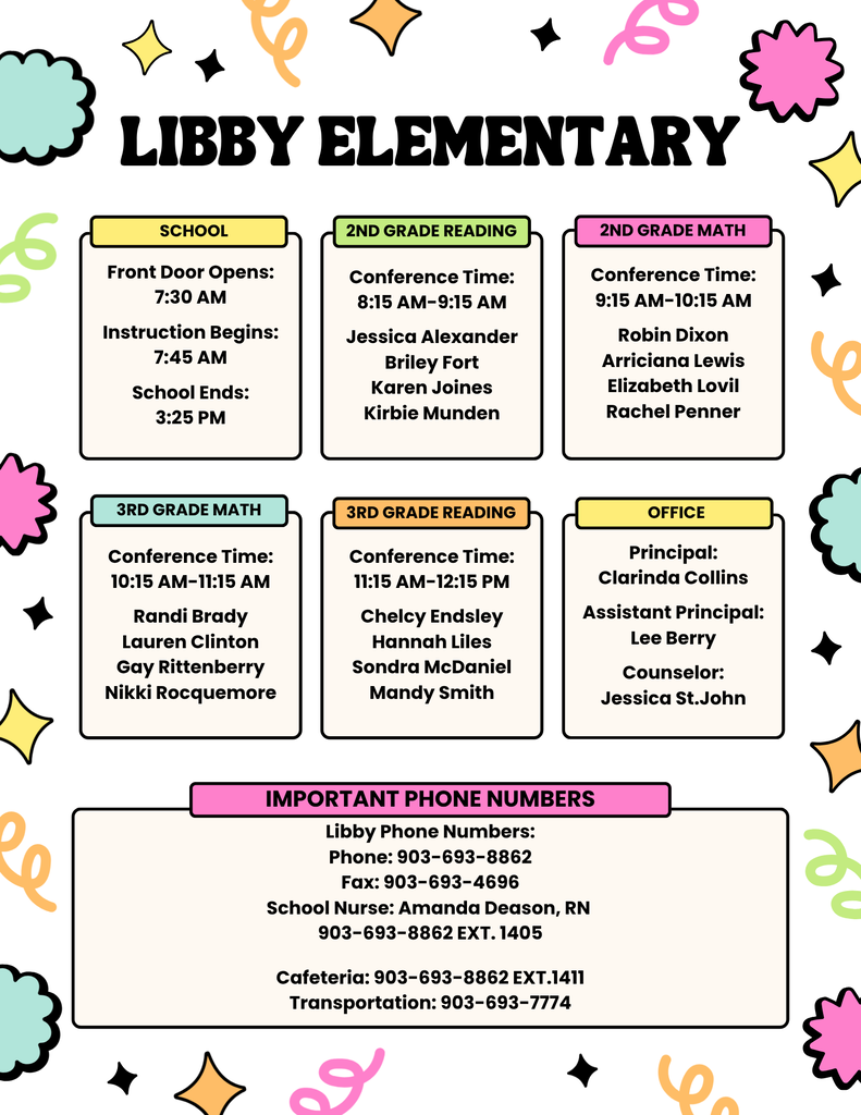 Libby Info Sheet