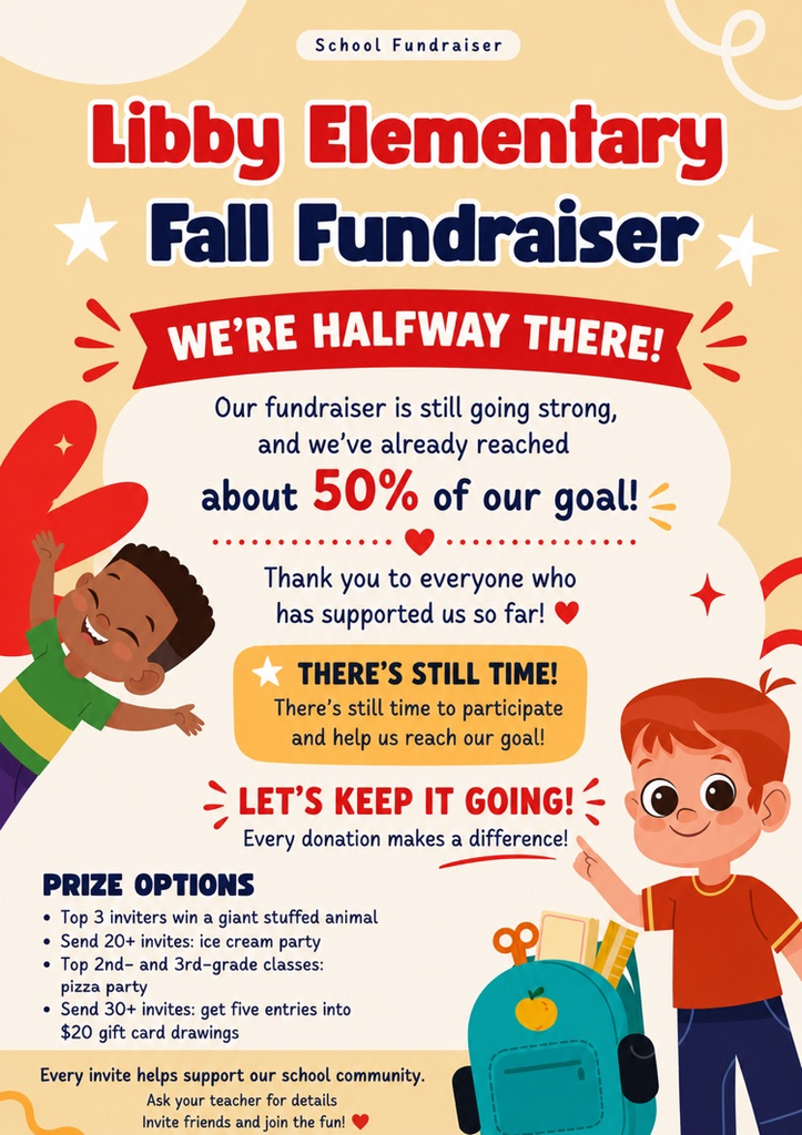 Libby Fall Fundraiser - Update: Let’s keep it going! Every donation makes a difference!