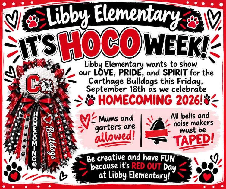 HOCO 2026! Friday, September 18 - Red Out