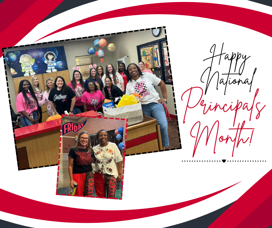 Happy National Principals Month, Ms. Collins!
