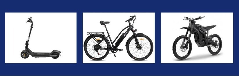 E bike and E scooter Photo