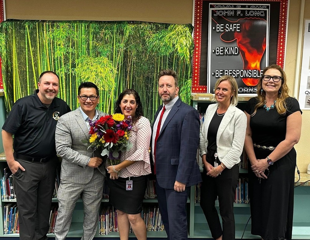 Leticia Castro, Principal of John F. Long Elementary School,