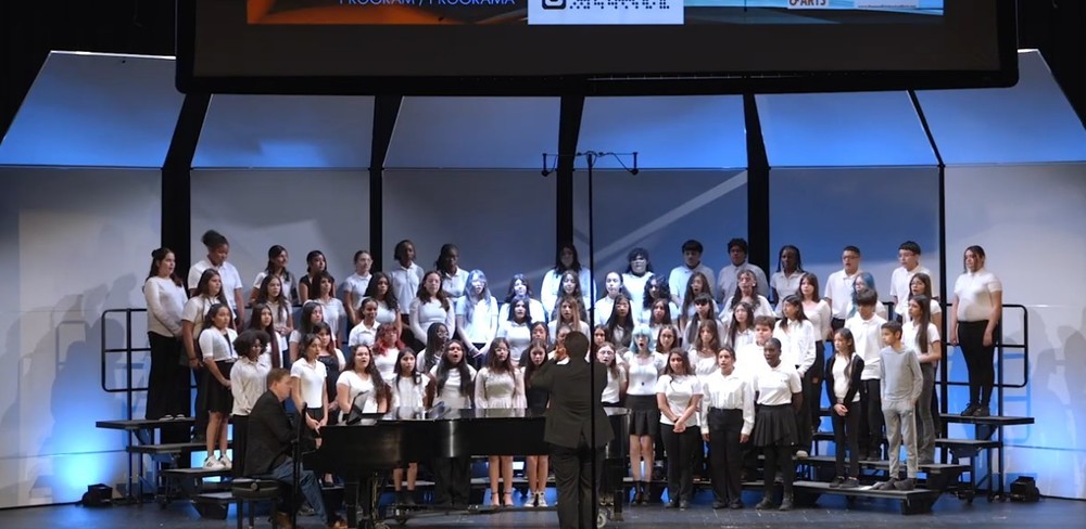 Raúl H. Castro Academy Students Take the Stage at PHX Honor Choir