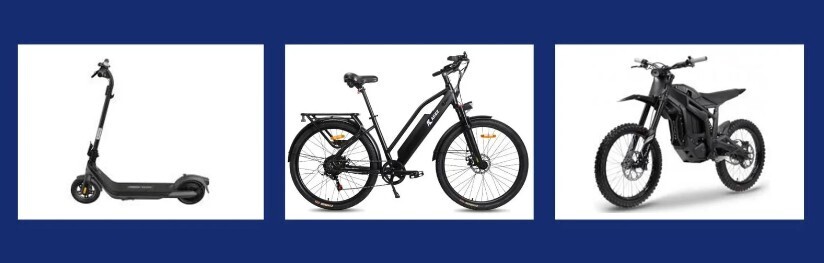 E bike and E scooter Photo