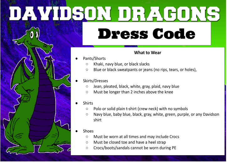 Copy of the Davidson Dress Code