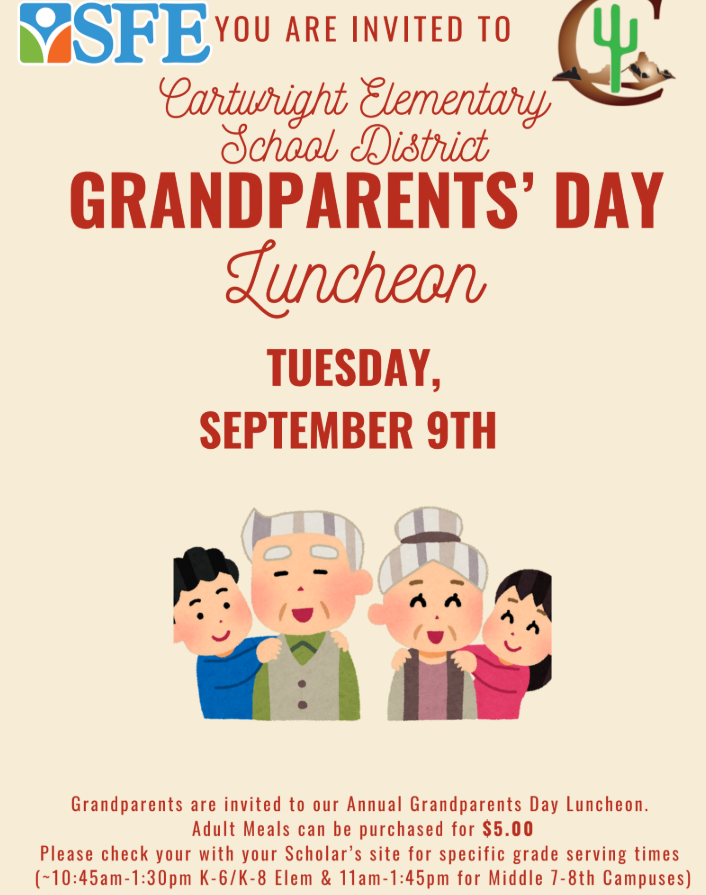 Grandparents Day Luncheon Flyer Side 1