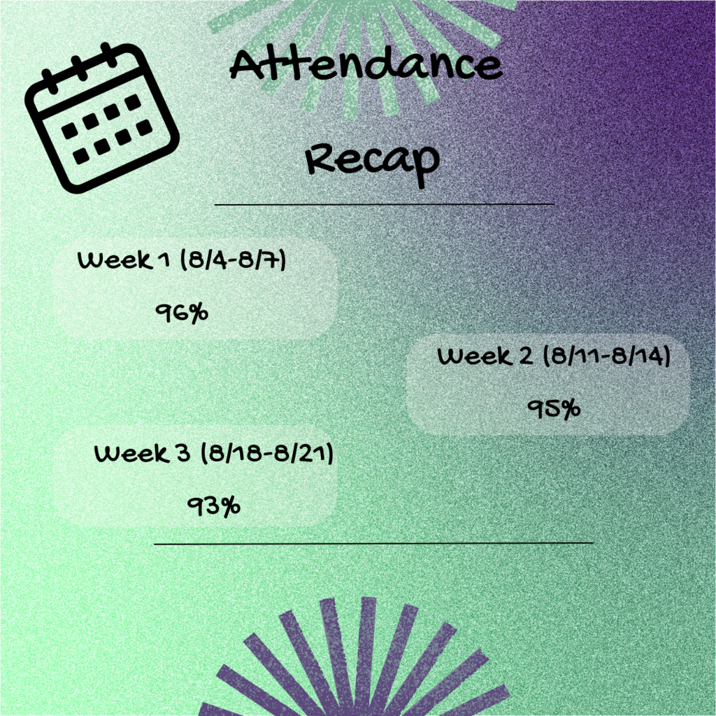 Attendance Recap Infographic