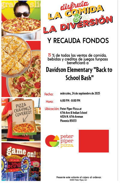 Peter Piper Flyer - Spanish