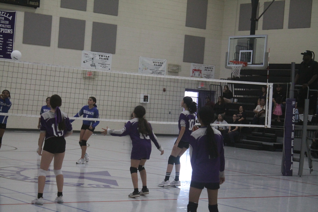 EMS vs Borman girls volleyball game