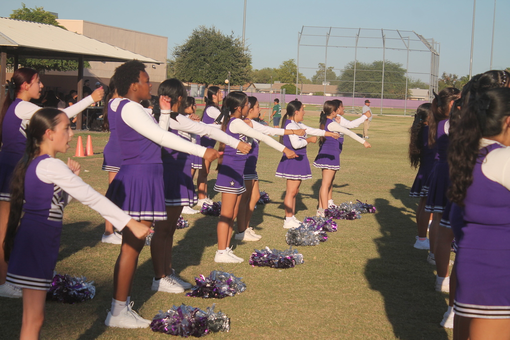 Cheerleaders at the game