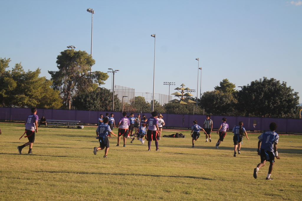 EMS vs Borman flag football game