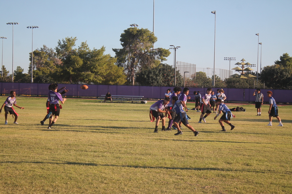 EMS vs Borman flag football game