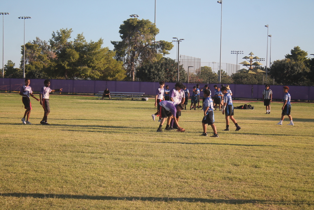 EMS vs Borman flag football game