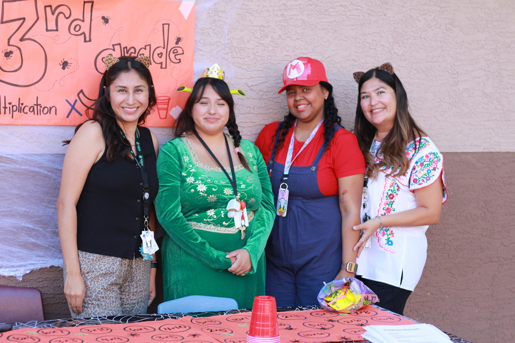 Teacher smiling and interacting at the end of school day