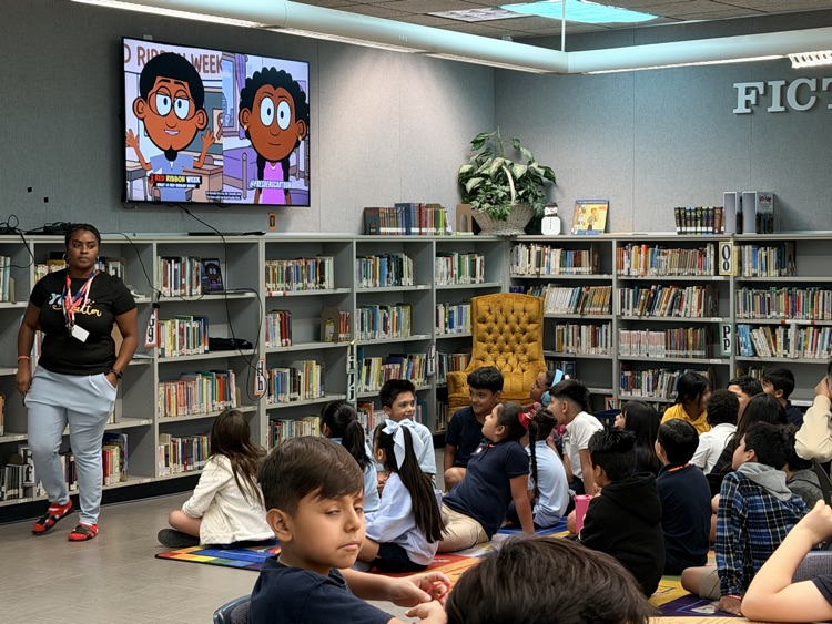 students listening to message