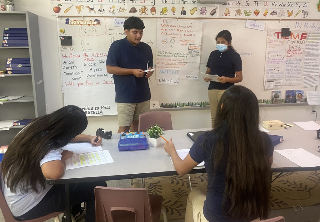 Sharing their understanding of the standards 