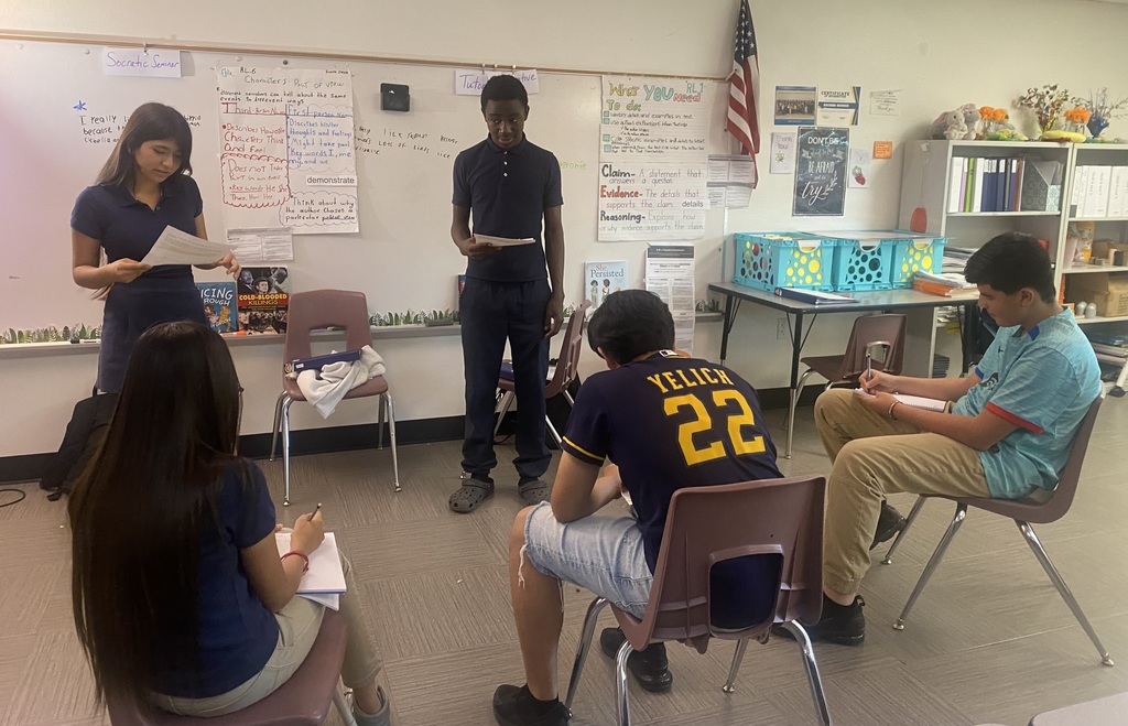 Students working together