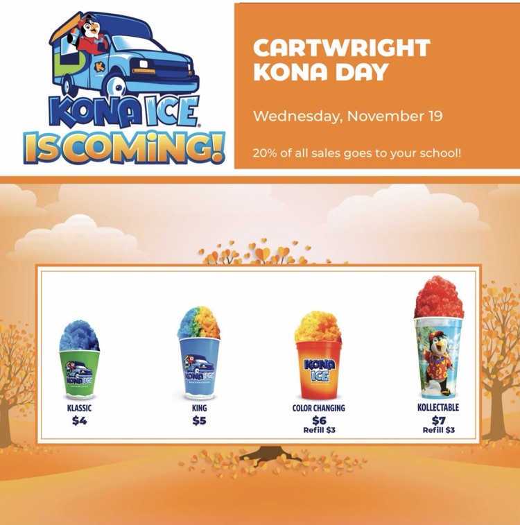 Kona ice prices