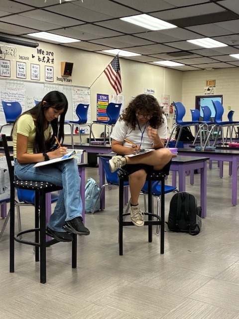 Debate club in action