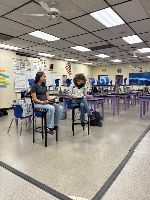 Debate club in action