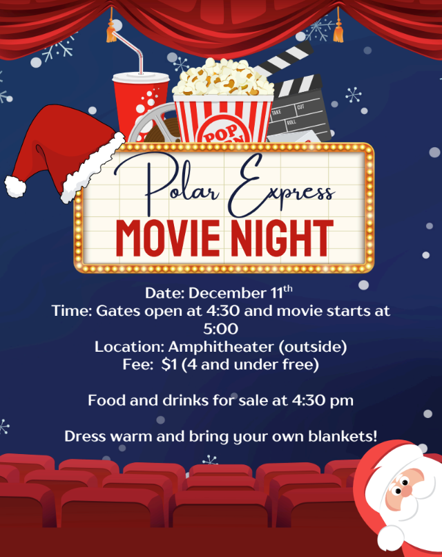 Polar Express Movie Night Infographic