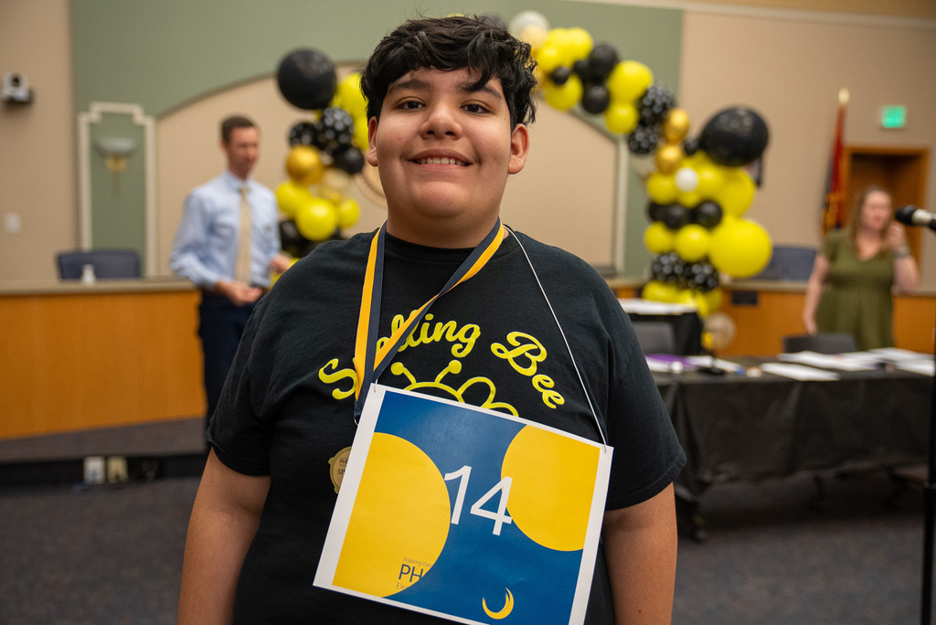 Pablo  at Spelling Bee