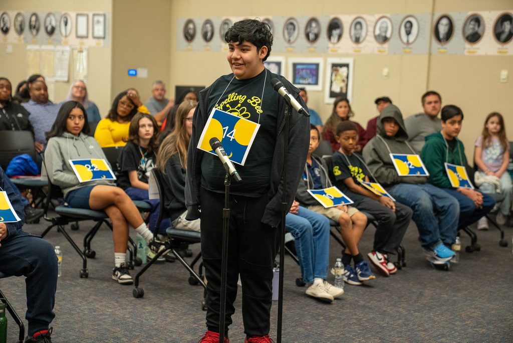 Pablo  at Spelling Bee
