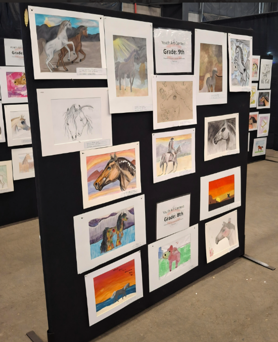 Art from the Scottsdale Arabian Horse Show!