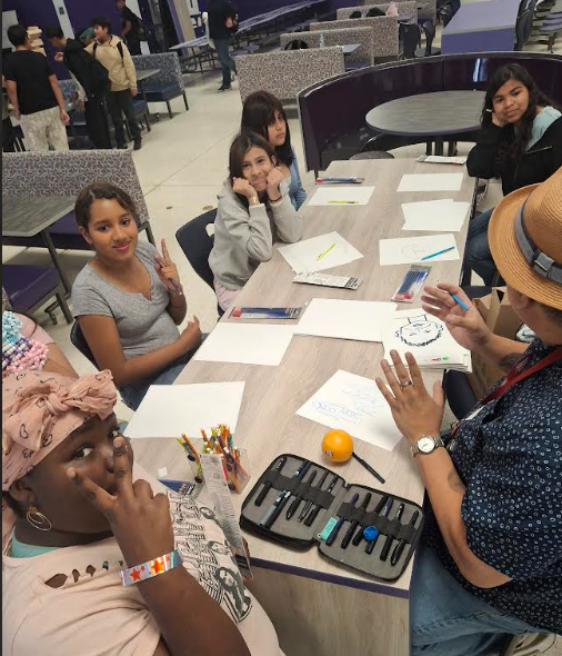 Students at the Spring Fling