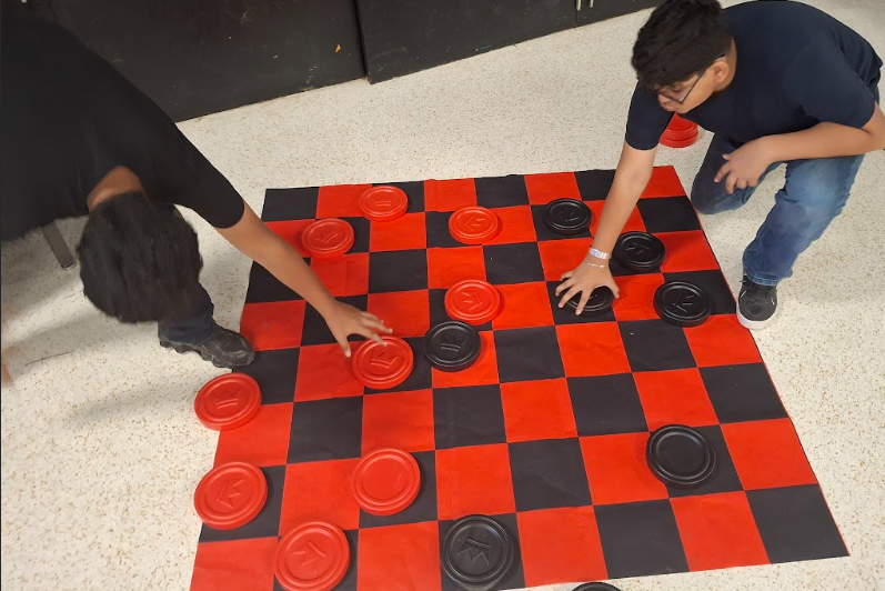 Students at the Spring Fling